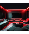 8W per meter Rood 8x16 CLIP-ON Neon Flex LED - 24V DC, IP67