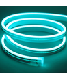 8W per meter Lichtblauw 8x16 CLIP-ON Neon Flex LED - 24V DC, IP67