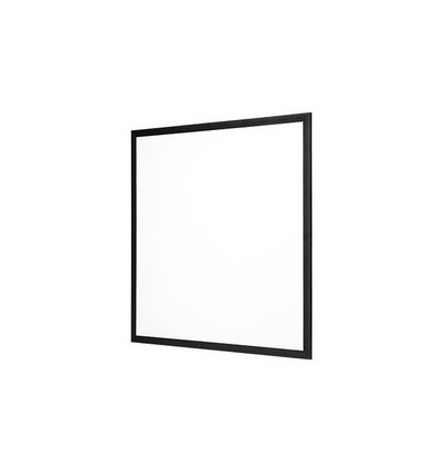 60x60 LED-panel, 40W - Hoogte:8mm, 80lm/W, IP20, zwart