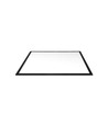 60x60 LED-panel, 40W - Hoogte:8mm, 80lm/W, IP20, zwart