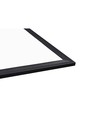 60x60 LED-panel, 40W - Hoogte:8mm, 80lm/W, IP20, zwart