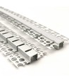 Flexibel stucwerk aluminium profiel voor LED strips - 2 meter, incl. cover