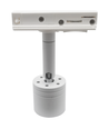 1-fase GU10 spanningsrail spot - Wit, zonder lichtbron, 1F3W