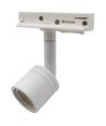 1-fase GU10 spanningsrail spot - Wit, zonder lichtbron, 1F3W