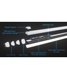 150cm / 16/24W T8-150 LED-buis, draaibare fitting - 200lm/W, flikkervrij