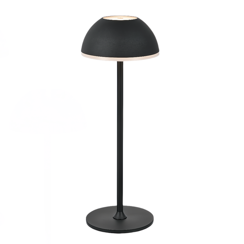 Oplaadbare LED tafellamp Binnen/buiten - Zwart, touch dimbaar, 3-in-1, IP54 buiten