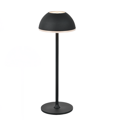 Oplaadbare LED tafellamp Binnen/buiten - Zwart, touch dimbaar, 3-in-1, IP54 buiten