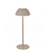 Oplaadbare LED tafellamp Binnen/buiten - Beige, touch dimbaar, 3-in-1, IP54 buiten