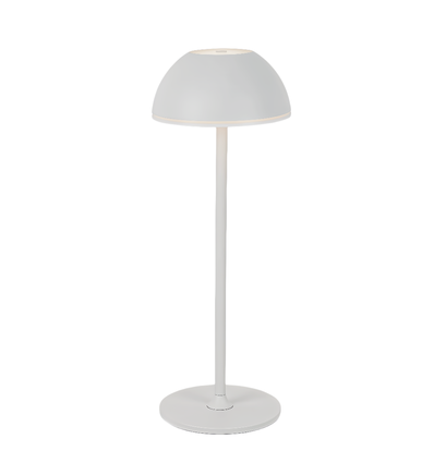 Oplaadbare LED tafellamp Binnen/buiten - Grijs, touch dimbaar, 3-in-1, IP54 buiten