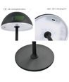 Oplaadbare LED tafellamp Binnen/buiten - Wit, touch dimbaar, 3-in-1, IP54 buiten
