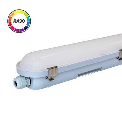 120cm 40W armatuur HiCRI, doorvoerbedraad - IP65, RA90, flikkervrij