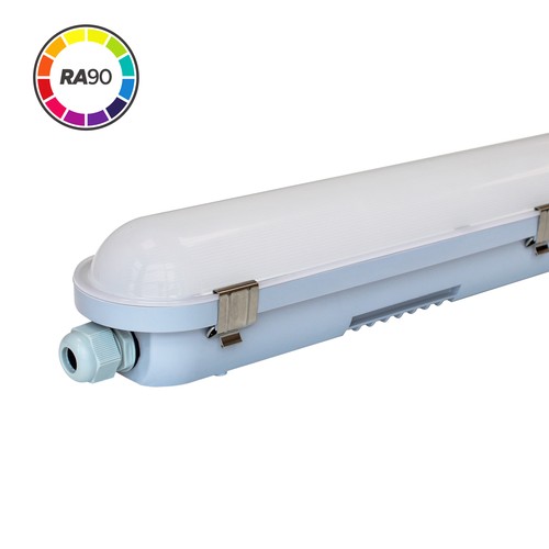 150cm 60W armatuur HiCRI, doorvoerbedraad - IP65, RA90, flikkervrij