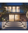 6W inbouw trapverlichting CCT - 3 lichtkleuren, IP54, zwart, 23 x 8,4 x 5,2 cm, zwart, 230V