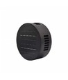 Wandlamp op zonne-energie - IP54, rond, zwart, draaibaar, schemersensor