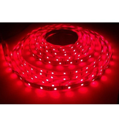5m 14,4W/m Nabij-infrarood 730nm LED strip - 24V DC, IP20, 60 LED's per meter