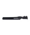 50W schemering LED straatlamp - Schemeringssensor, Ø60 mm, IP65, zwart, 230V