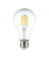 E27 10W LED filament lamp - A60, helder glas, 1055lm, 4000K