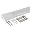 150cm 48W CCT instelbaar LED-armatuur, doorvoerbedraad - koppelbaar