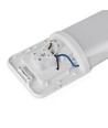 150cm 48W CCT instelbaar LED-armatuur, doorvoerbedraad - koppelbaar