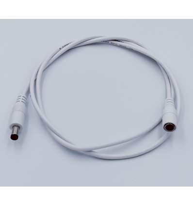 DC Verlengkabel - 10 m, voor LED-strips, 5V-24V, wit