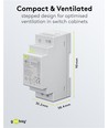 30W / 12V DC DIN-rail voeding - 2.5A