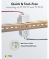 30W / 12V DC DIN-rail voeding - 2.5A