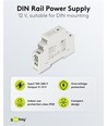 15W / 12V DC DIN-rail voeding - 1.25A