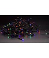 9 m multicolor LED kerstlichtsnoer - 120 LED, geheugenfunctie, IP44 buiten, met IR afstandsbediening, 230V