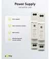 5V 12W DIN-rail voeding - 5V DC, 2,4A