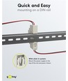 5V 12W DIN-rail voeding - 5V DC, 2,4A