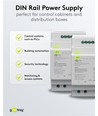 60W / 24V DC DIN-rail voeding - 2.5A