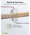 36W / 24V DC DIN-rail voeding - 1.5A