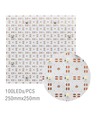 25x25 12W vouwbaar LED-vel RA94 - 24V DC, IP20