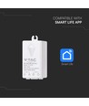 WiFi ontvanger voor draadloze schakelaars, 1000W - Smart Home, compatibel met Alexa/Google Home, IP20 binnen