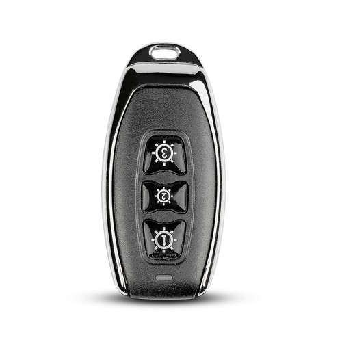 Draadloze 3-knops schakelaar, zwart - IP54, 3V, bereik tot 160m, voor V-TAC Smart Light / RF ontvanger