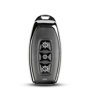 Draadloze 3-knops schakelaar, zwart - IP54, 3V, bereik tot 160m, voor V-TAC Smart Light / RF ontvanger