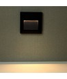2W LED trapverlichting - Zwart, opbouw, IP65 binnen/buiten, 230V