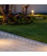 1W LED Inbouwspot - Licht 3000K, Zwart.