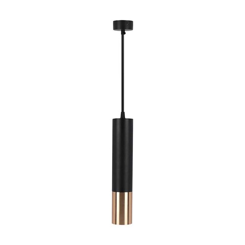V-Tac GU10 zwart/goud hanglamp - Ø6x30cm, GU10