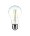 E27 6W LED filament lamp - A60, helder glas, 600lm