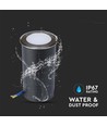1W inbouwspot - LED, licht 6400K, zilver