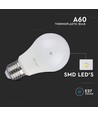 E27 8,5W LED lamp - A60, Samsung LED chip, 5 jaar garantie
