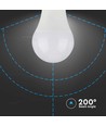 E27 8,5W LED lamp - A60, Samsung LED chip, 5 jaar garantie