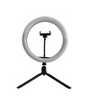 10W LED RINGLICHT - 10 inch, met tafelframe, 3200K-5500K