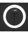 10W LED RINGLICHT - 10 inch, met tafelframe, 3200K-5500K