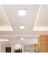 24W vierkant LED panel - Backlit, witte rand, 29,5 x 29,5 cm, incl. lichtbron