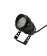 10W LED-breedstraler - IP65, zwart, werklamp, UV 395nm, ultraviolet