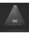 V-Tac 100W LED straatlamp - Samsung chip, Ø60mm, IP65