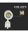 35W 3-fase railspot - Wit, 4000K, 24 graden, COB LED