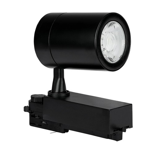 35W 3-fase railspot - 24 graden, 4000K, zwart, COB LED, IP20